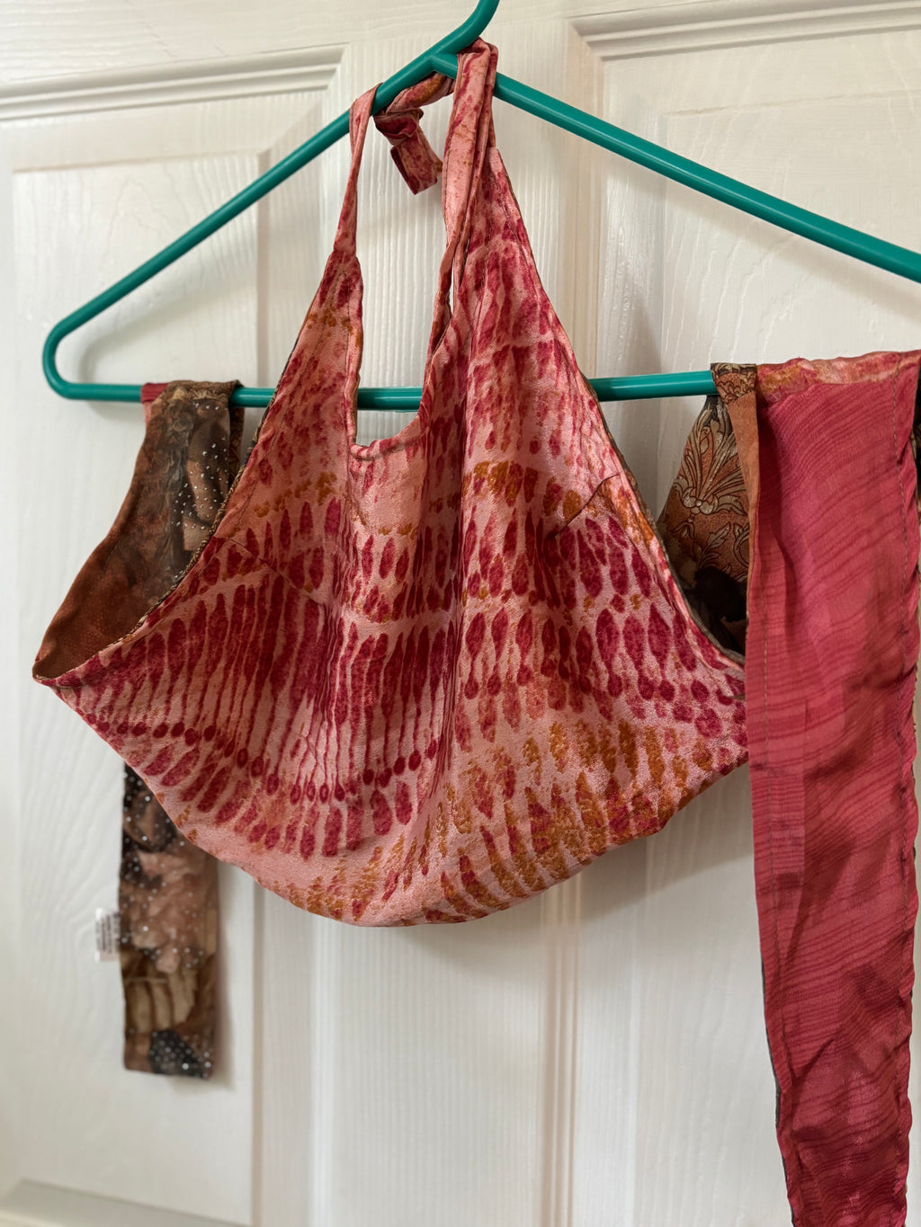 Sari Silk Double Sided Crop Top