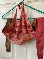 Sari Silk Double Sided Crop Top