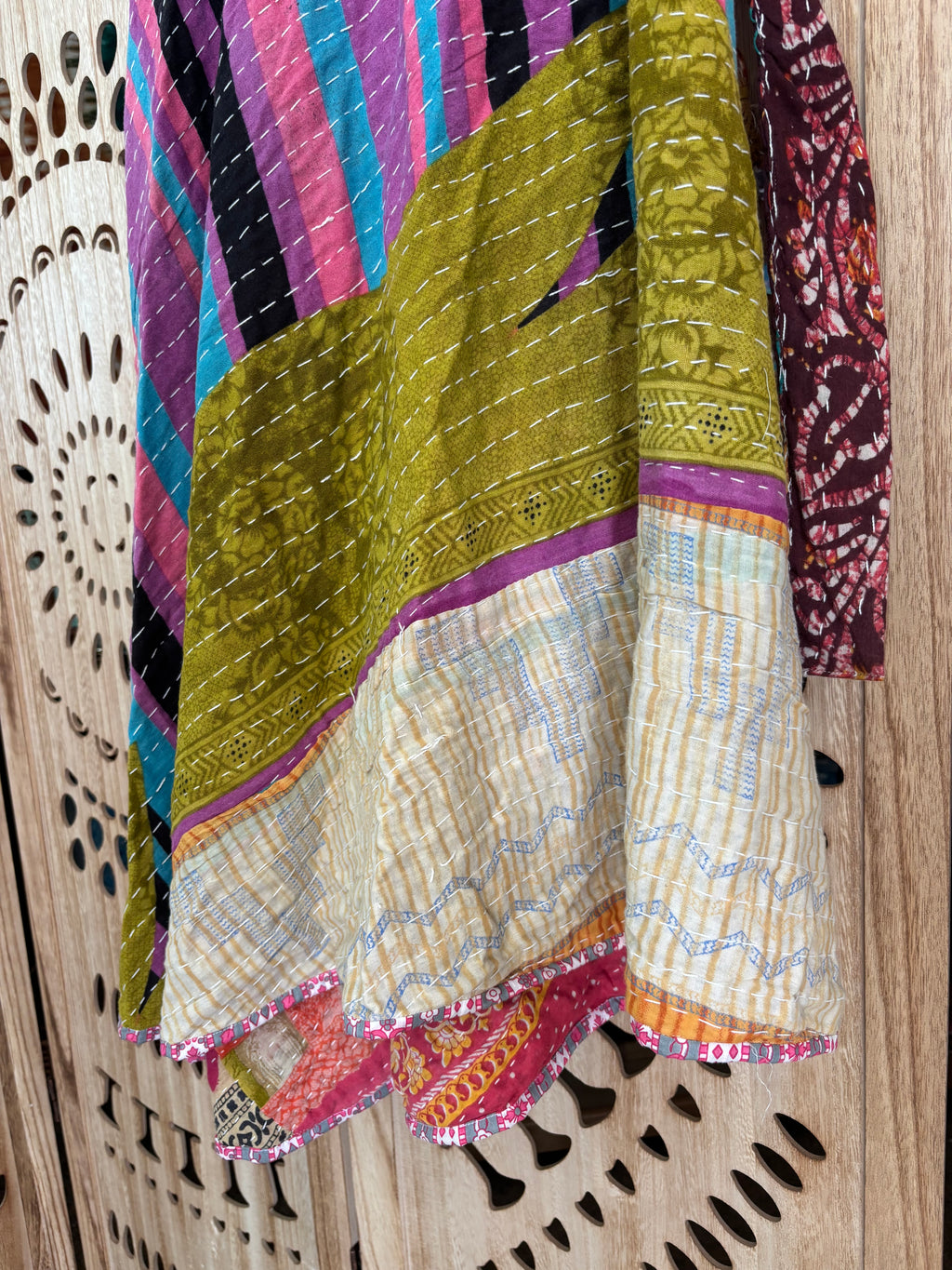 Kantha Wrap Skirt