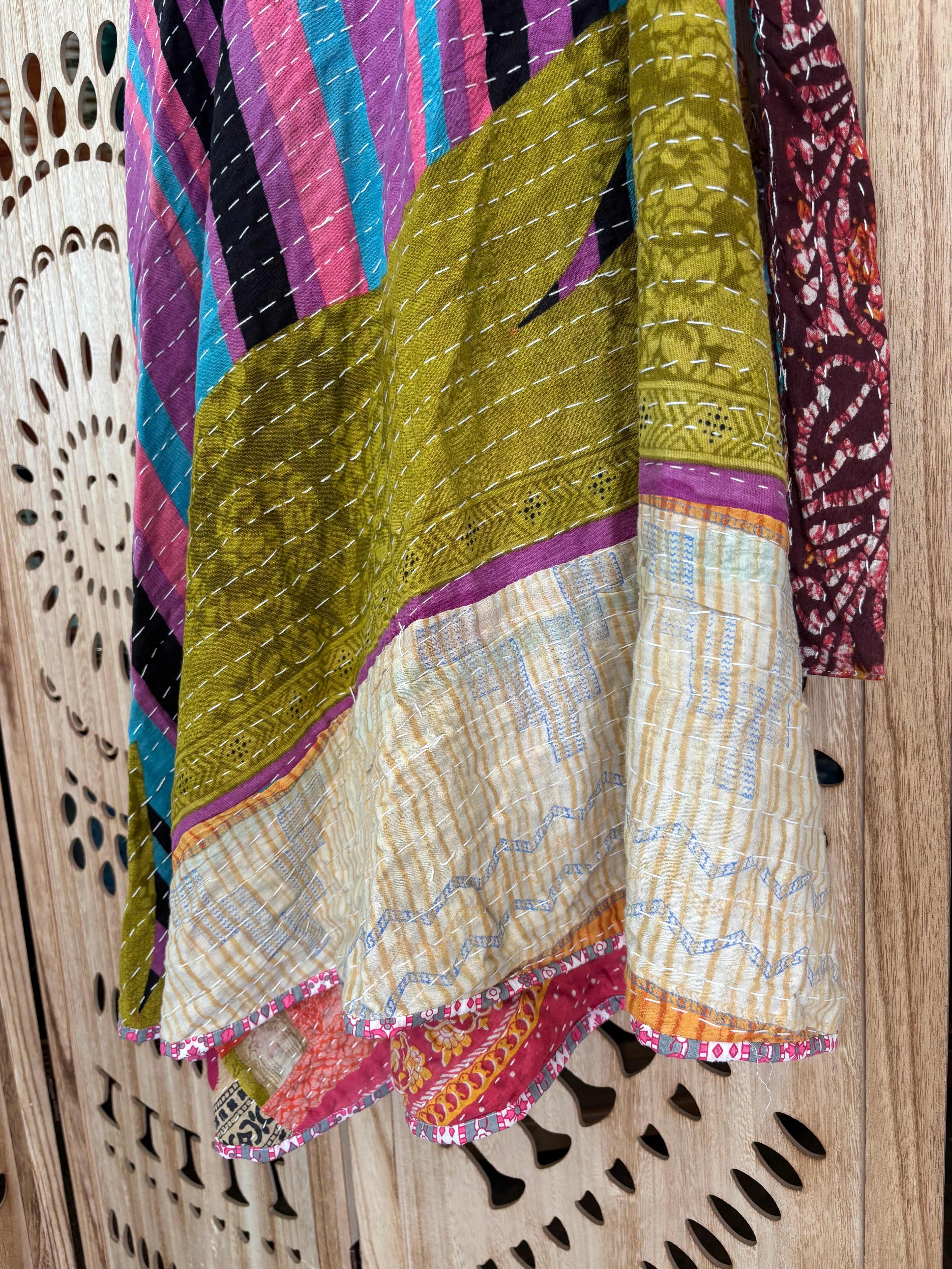 Kantha Wrap Skirt