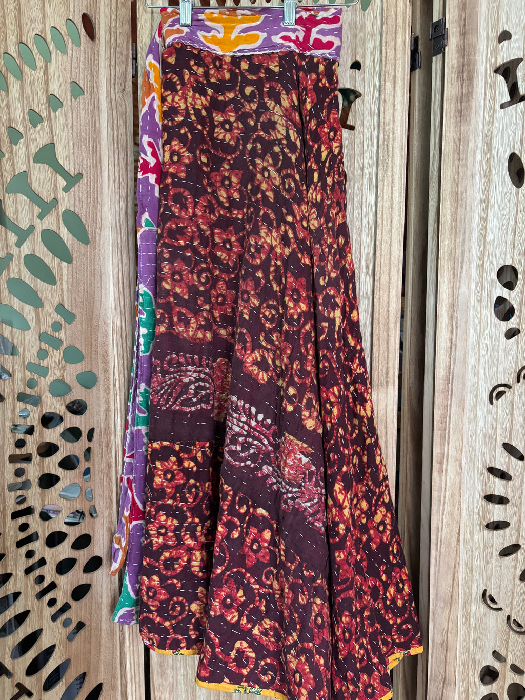 Kantha Wrap Skirt