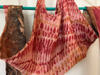 Sari Silk Double Sided Crop Top
