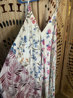 Ultra Soft Floral Patchwork Harem Wide Leg Jumper