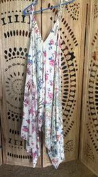 Ultra Soft Floral Patchwork Harem Wide Leg Jumper
