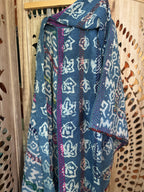Indigo Kantha Wrap Skirt