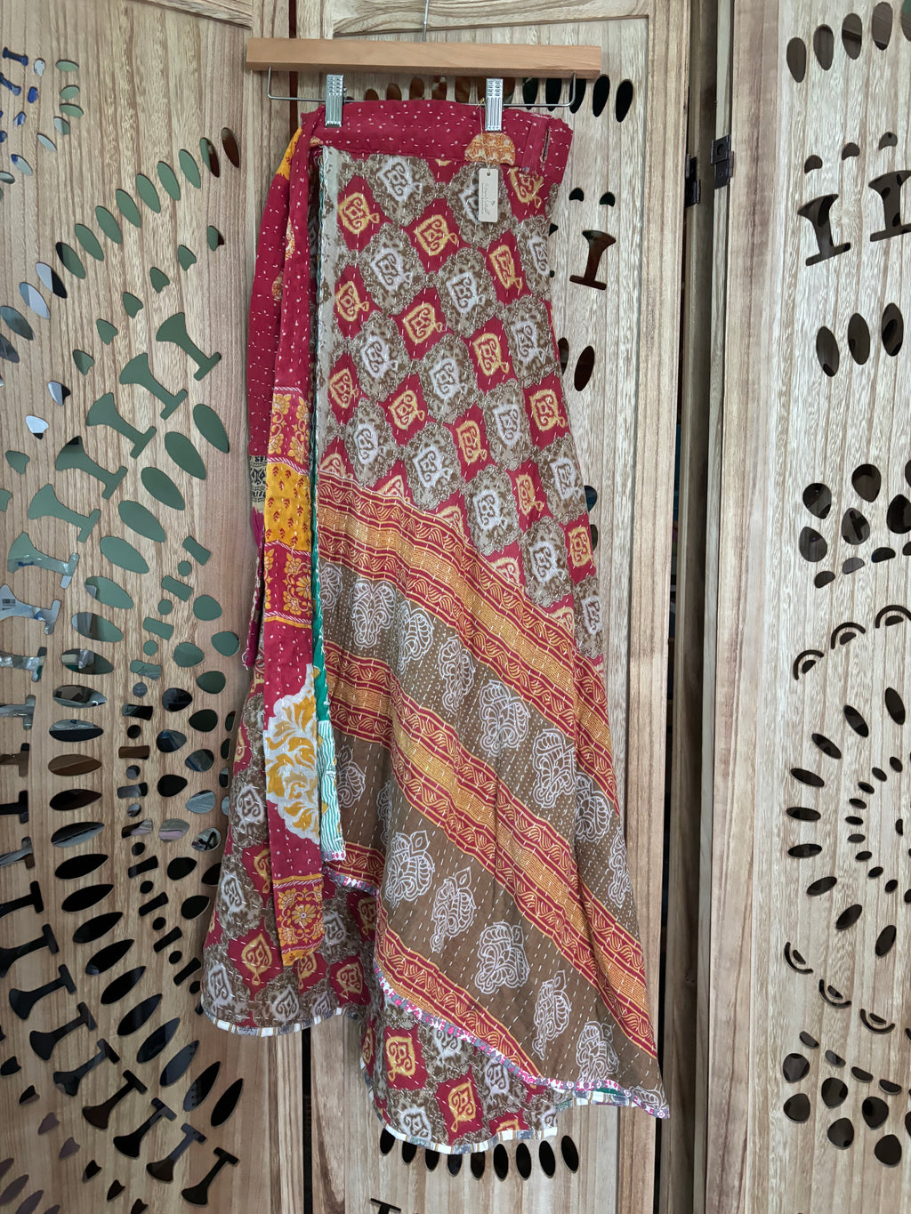Kantha Wrap Skirt