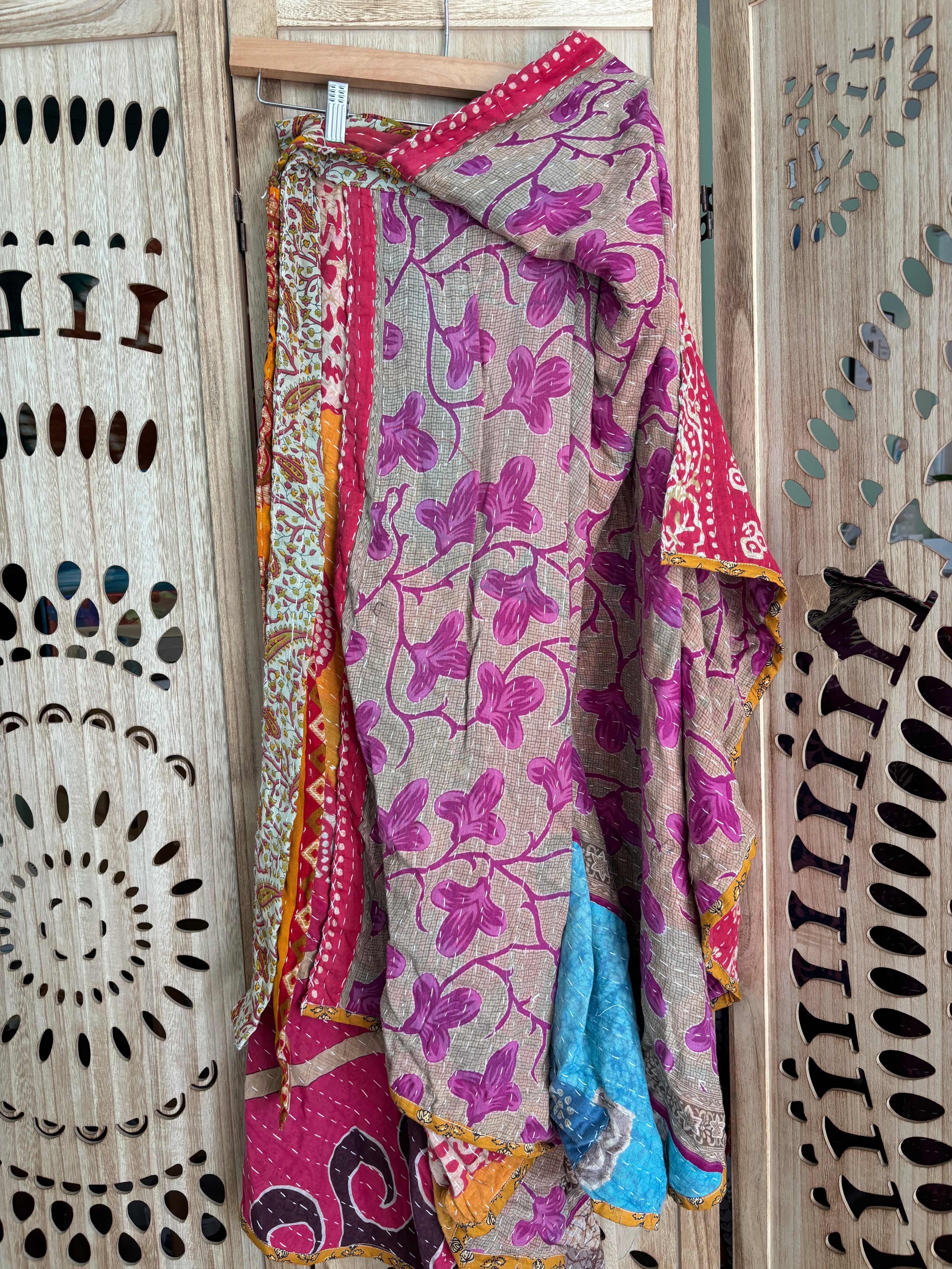 Kantha Wrap Skirt