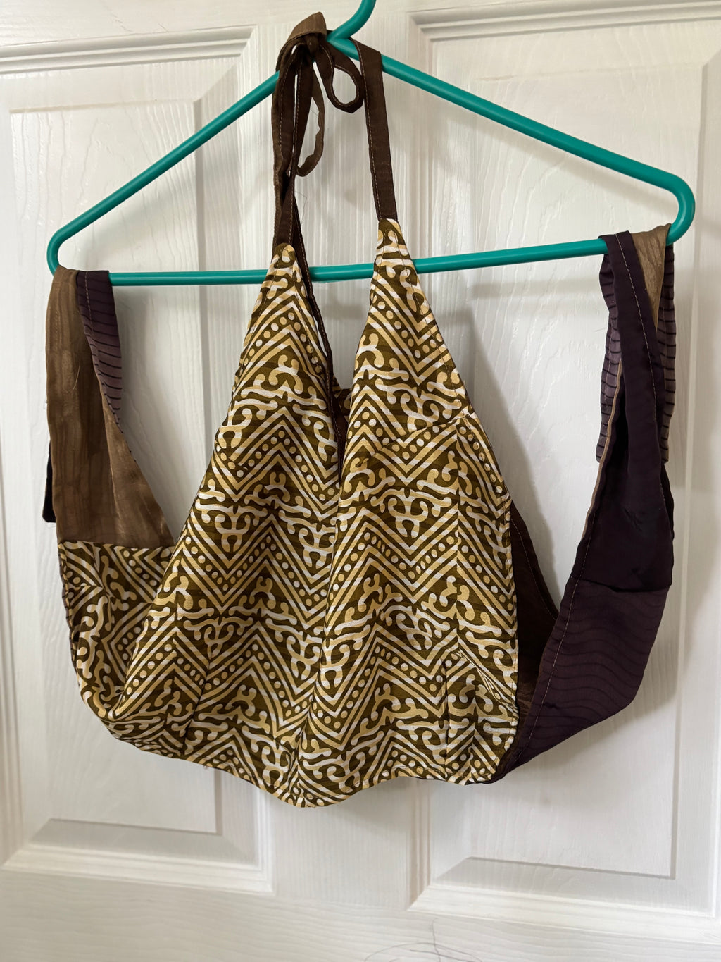 Sari Silk Double Sided Crop Top