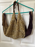 Sari Silk Double Sided Crop Top