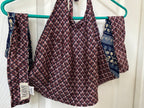 Sari Silk Double Sided Crop Top