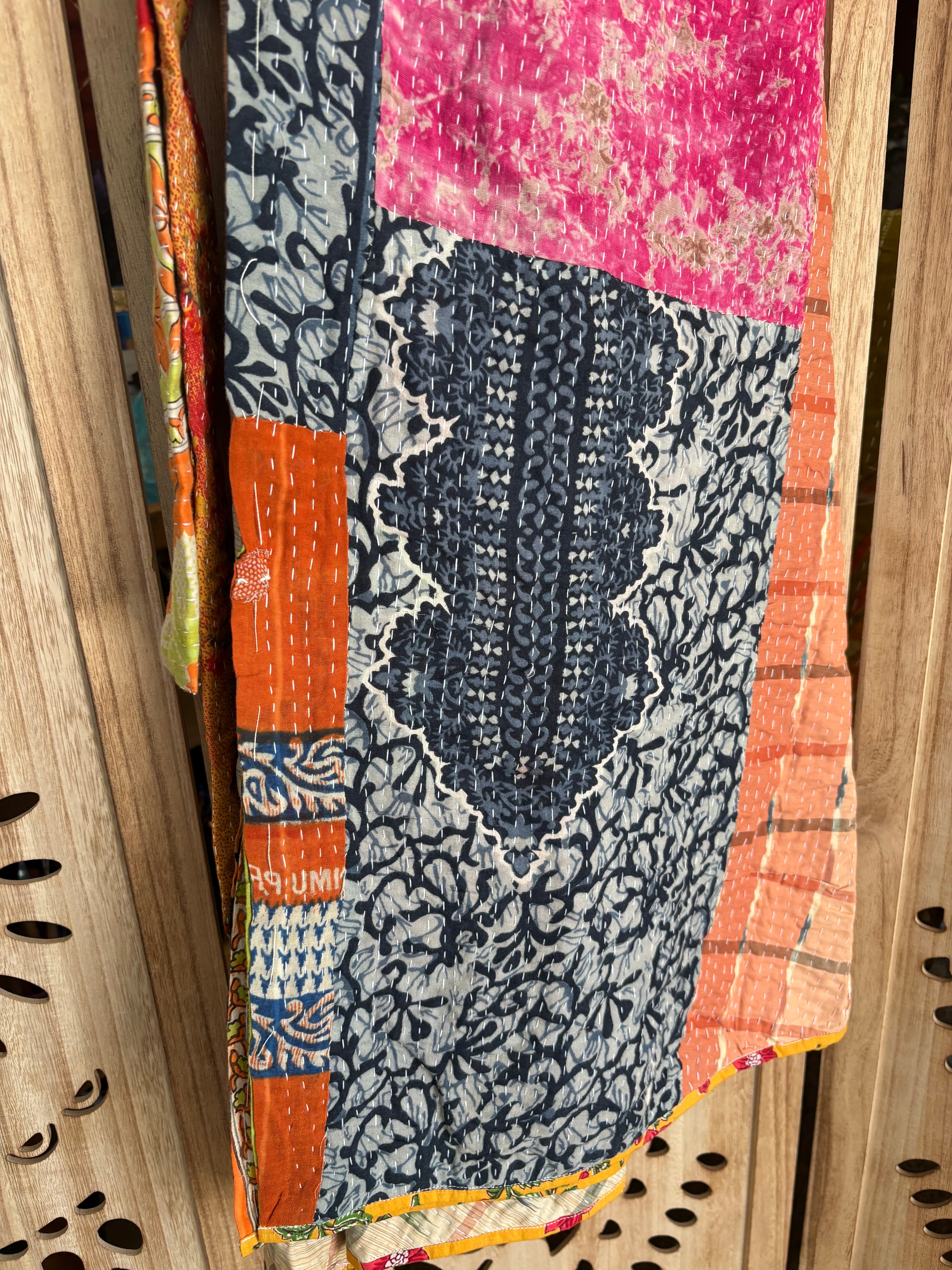 Kantha Wrap Skirt