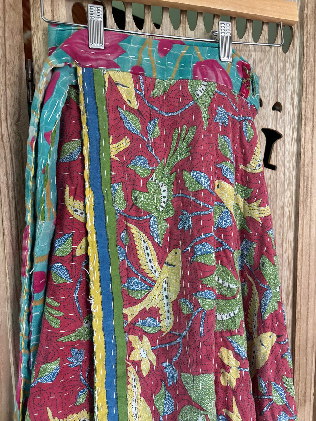 Kantha Wrap Skirt