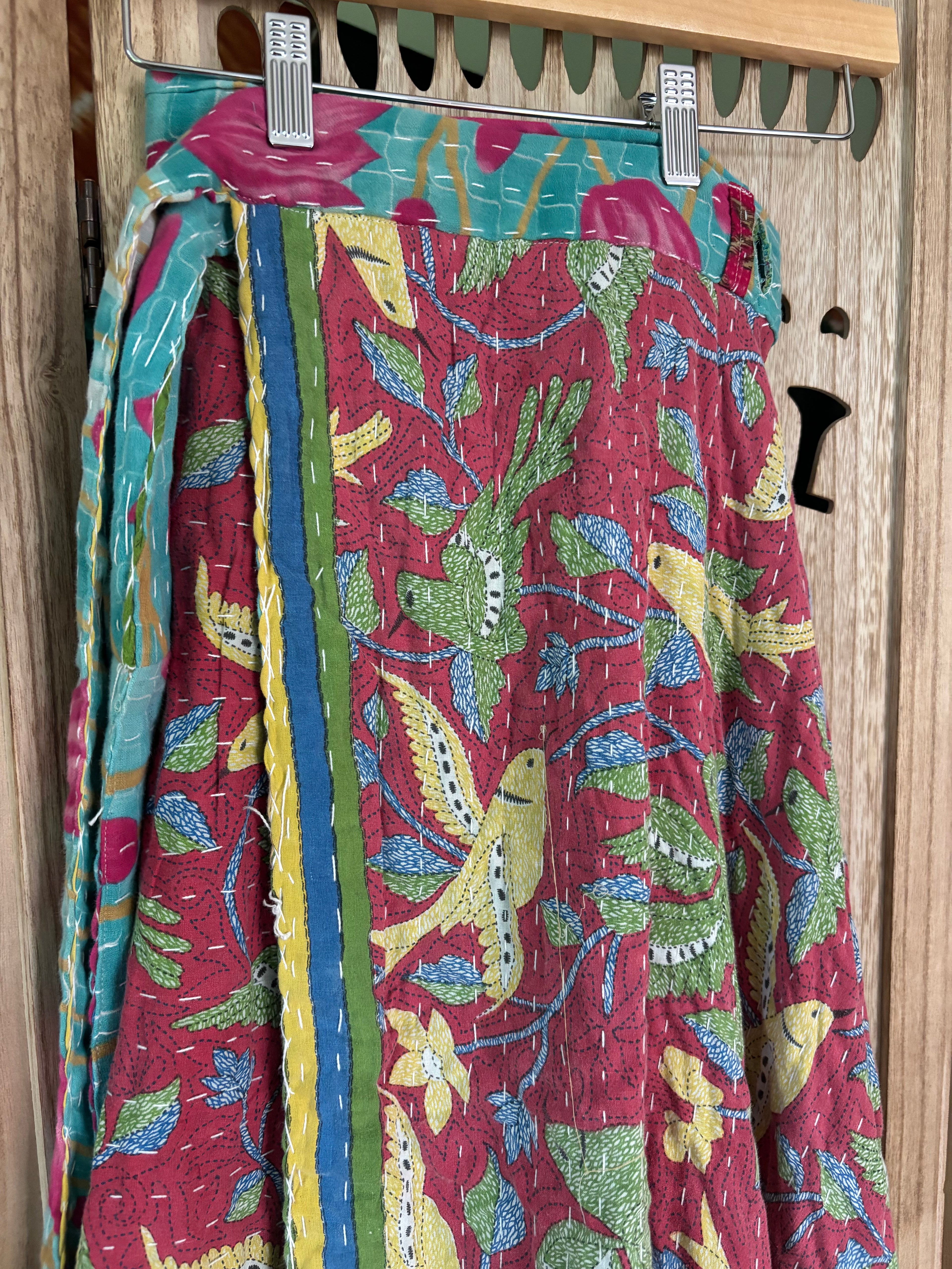 Kantha Wrap Skirt