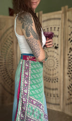 Sari Silk Wrap Skirt