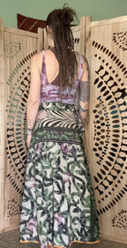 Indigo Kantha Wrap Skirt