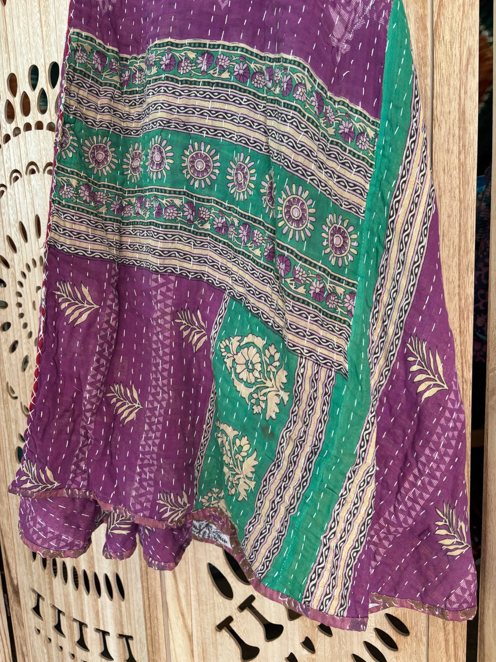 Kantha Wrap Skirt