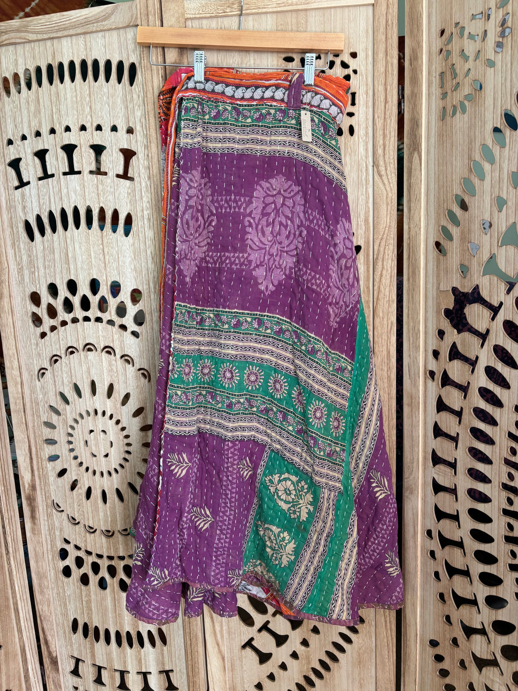 Kantha Wrap Skirt