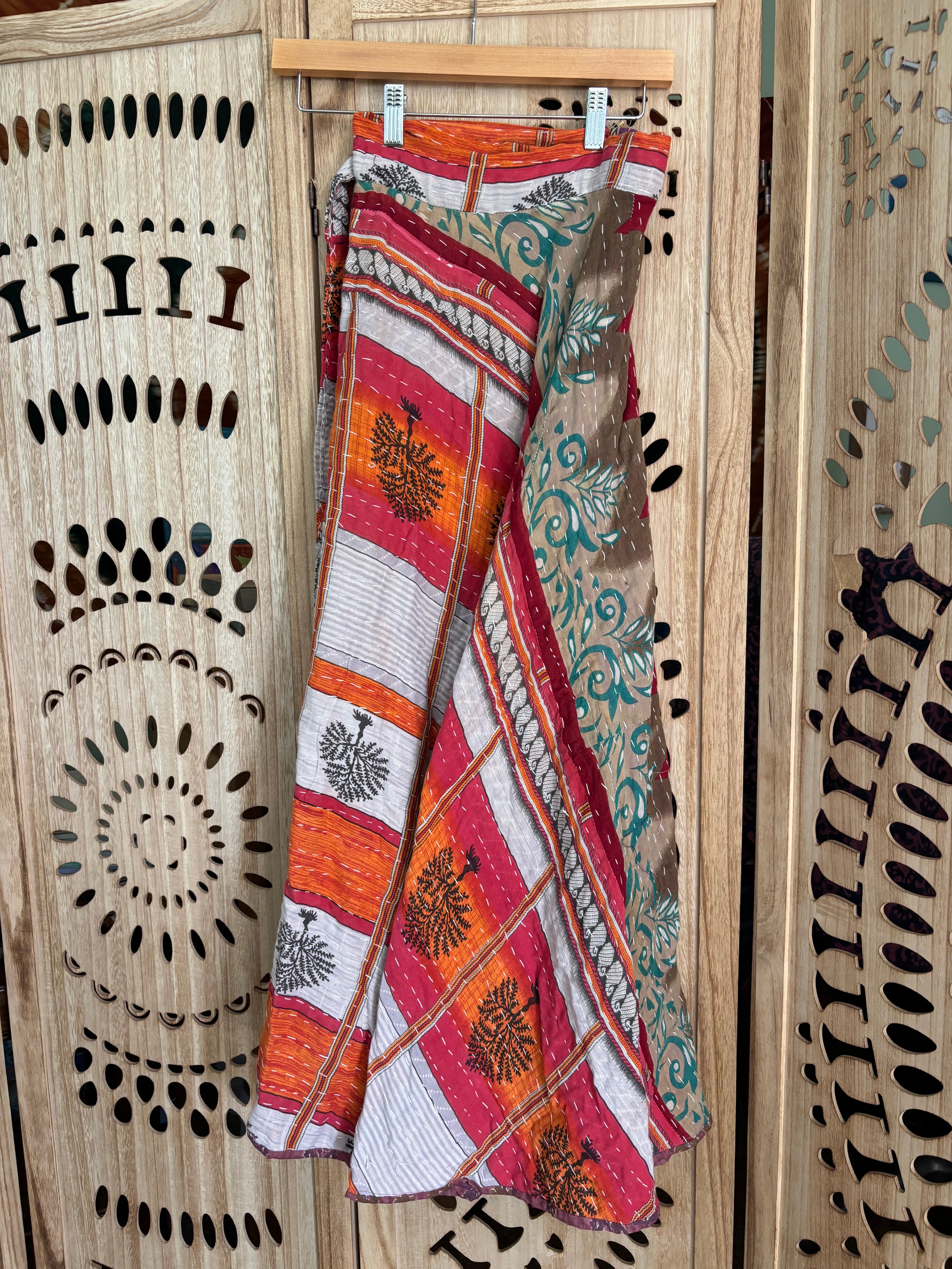 Kantha Wrap Skirt