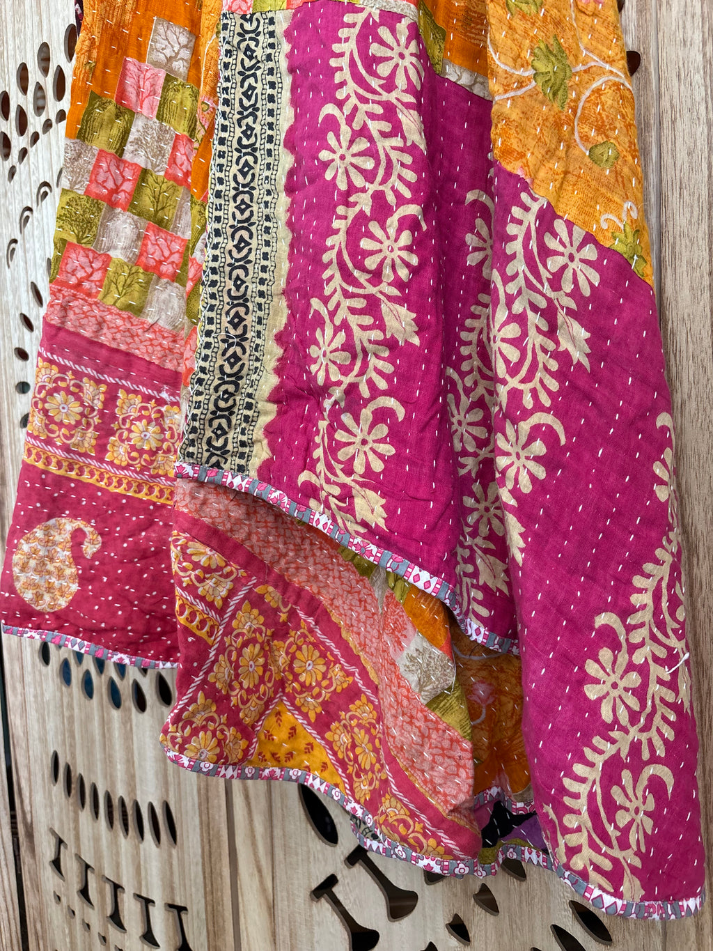Kantha Wrap Skirt