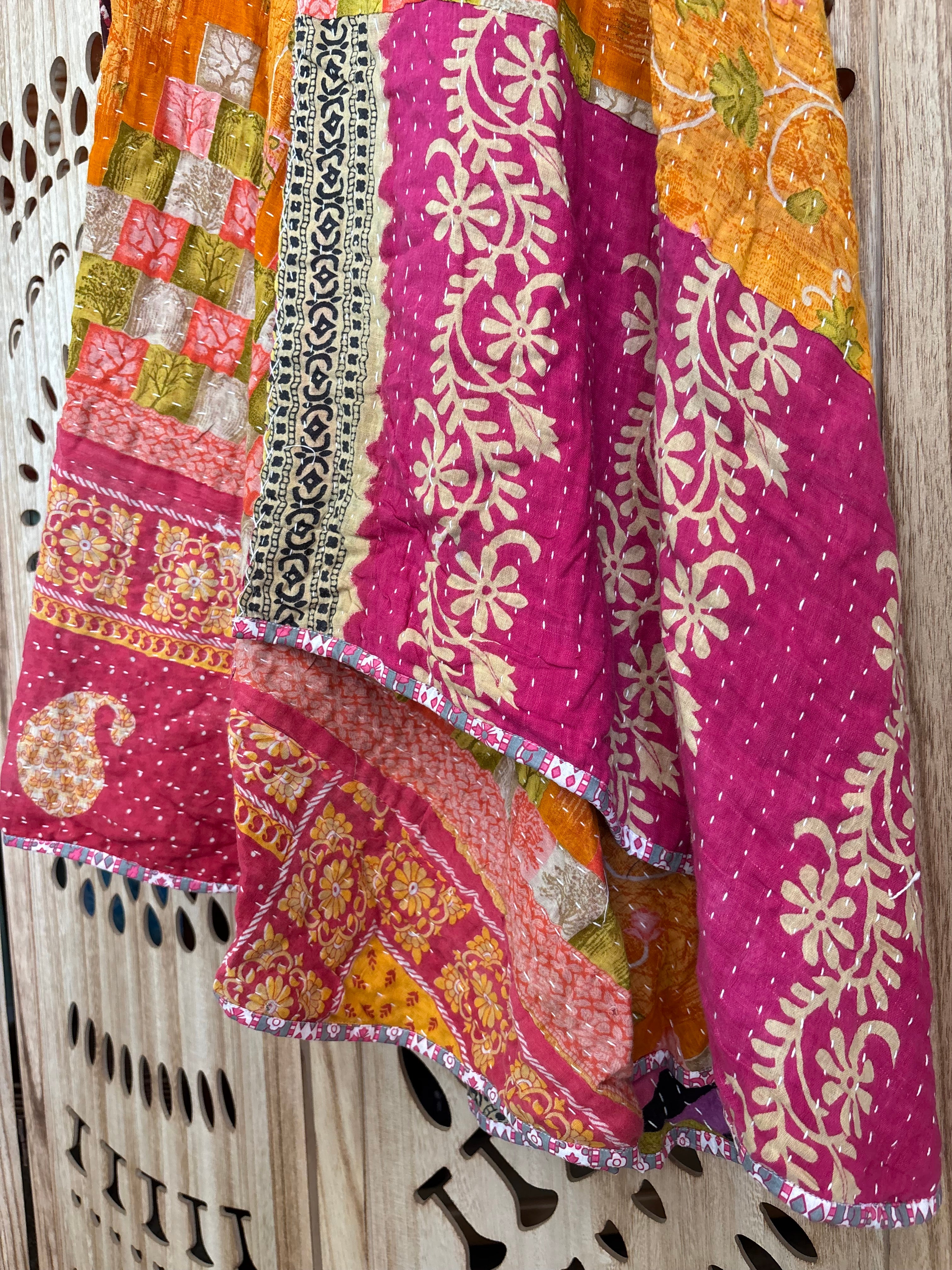 Kantha Wrap Skirt
