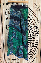 Indigo Kantha Wrap Skirt