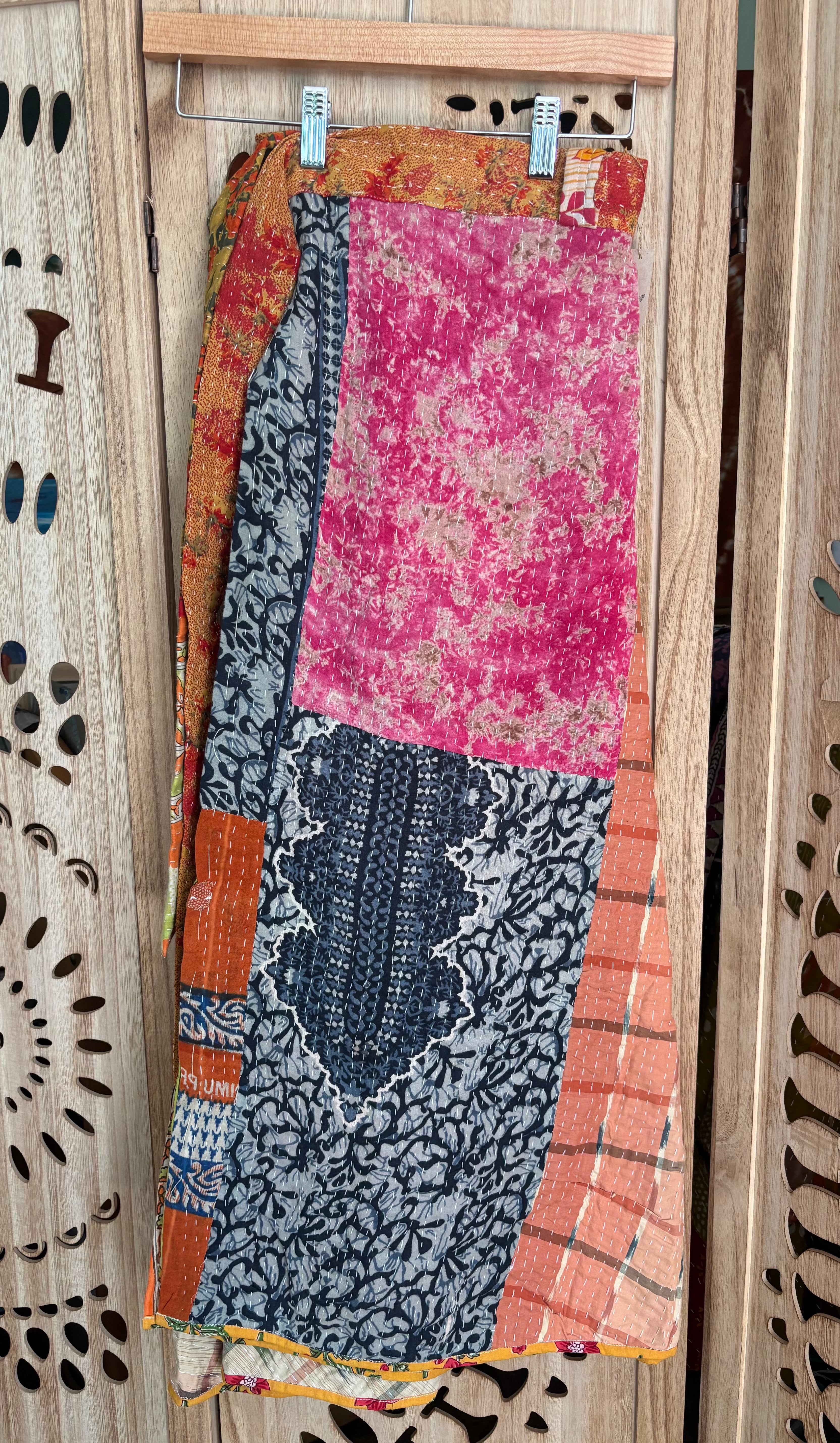 Kantha Wrap Skirt