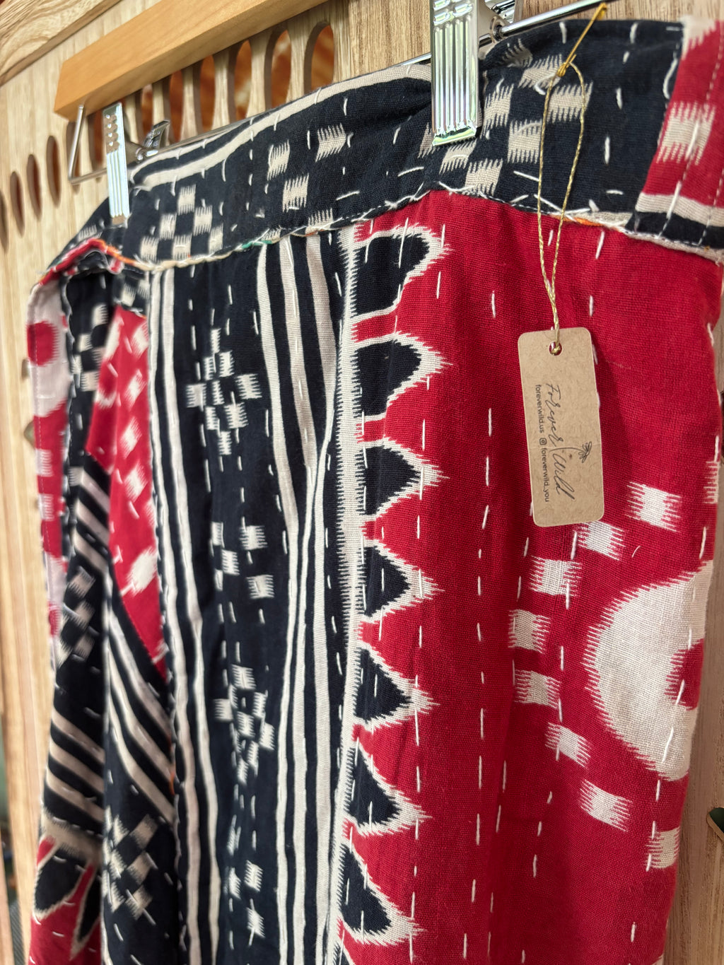 Kantha Wrap Skirt