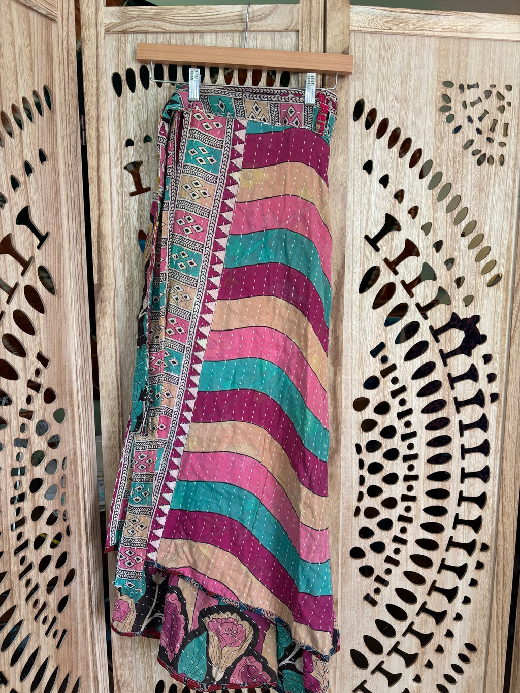 Kantha Wrap Skirt
