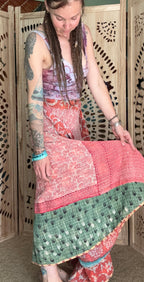 Kantha Wrap Skirt