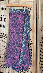 Indigo Kantha Wrap Skirt