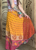 Kantha Wrap Skirt