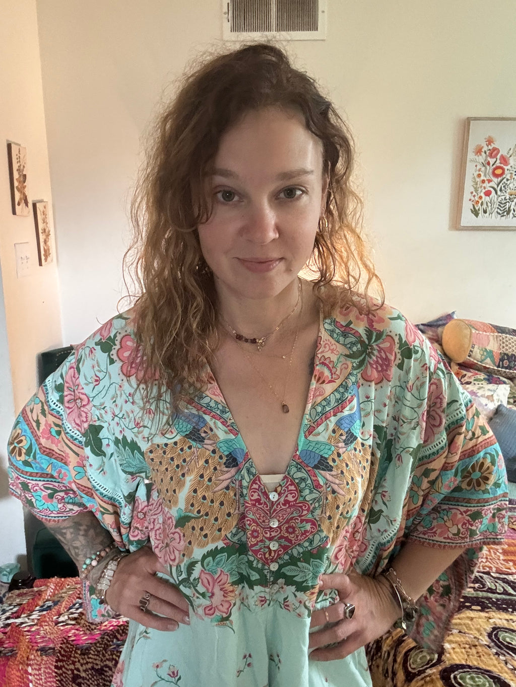 Spell & The Gypsy Collective Playsuit Romper Bohemian Print