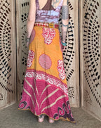 Kantha Wrap Skirt