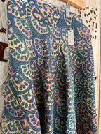 Indigo Kantha Wrap Skirt