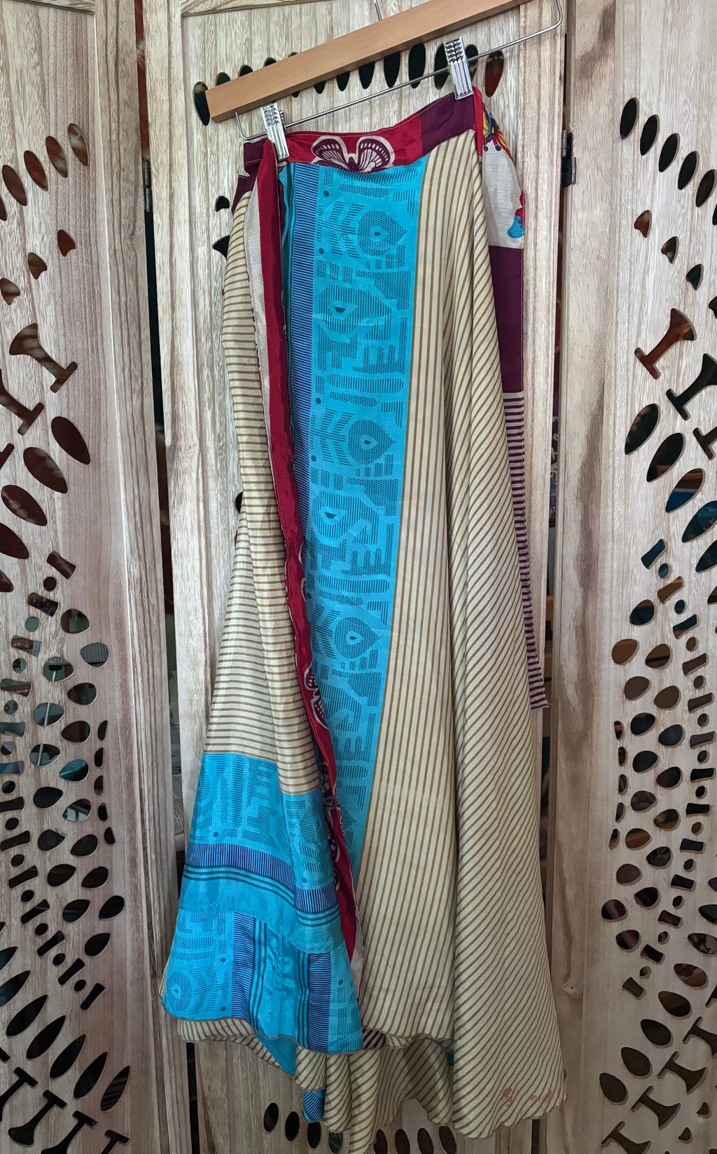 Sari Silk Wrap Skirt