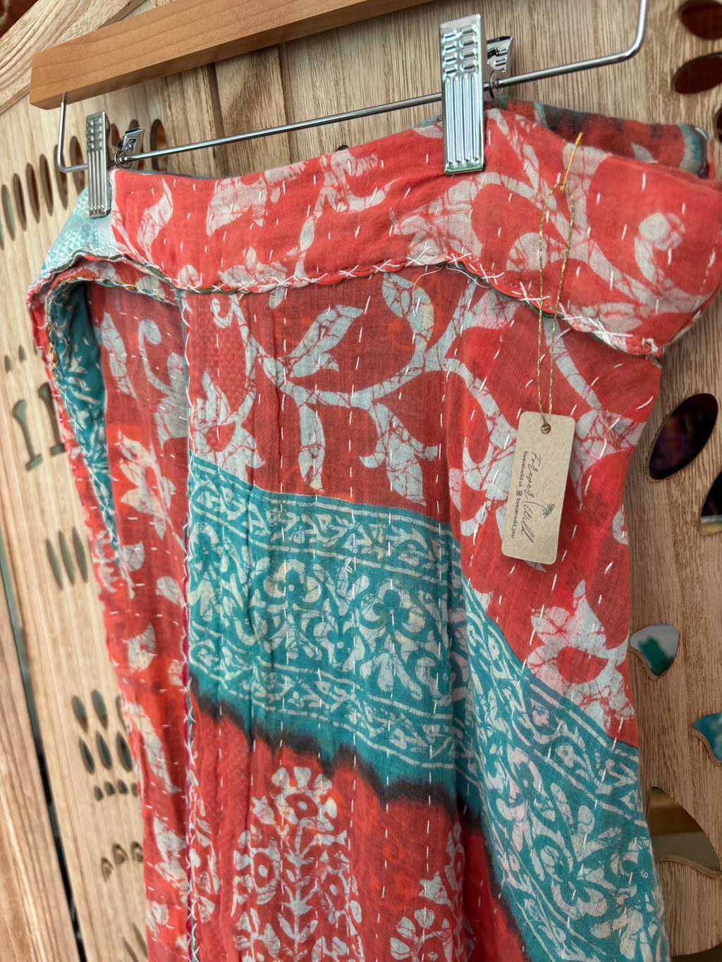 Kantha Wrap Skirt