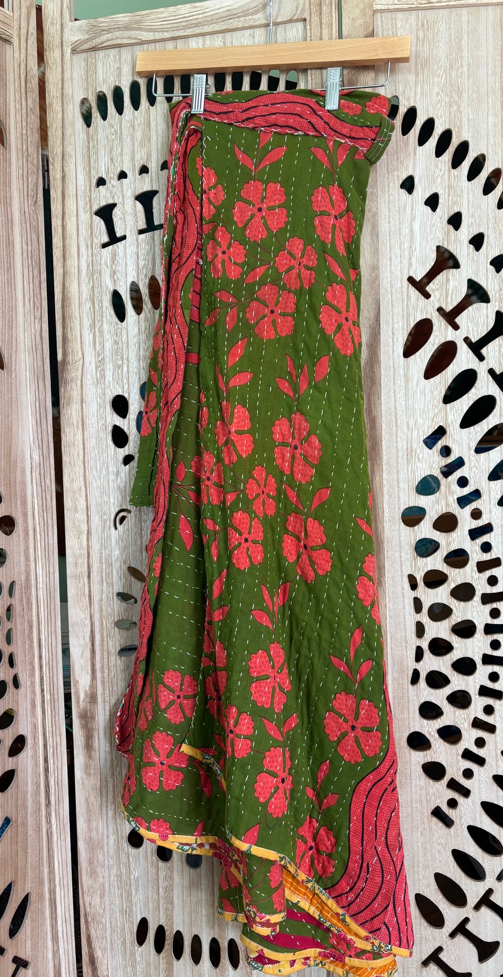Kantha Wrap Skirt