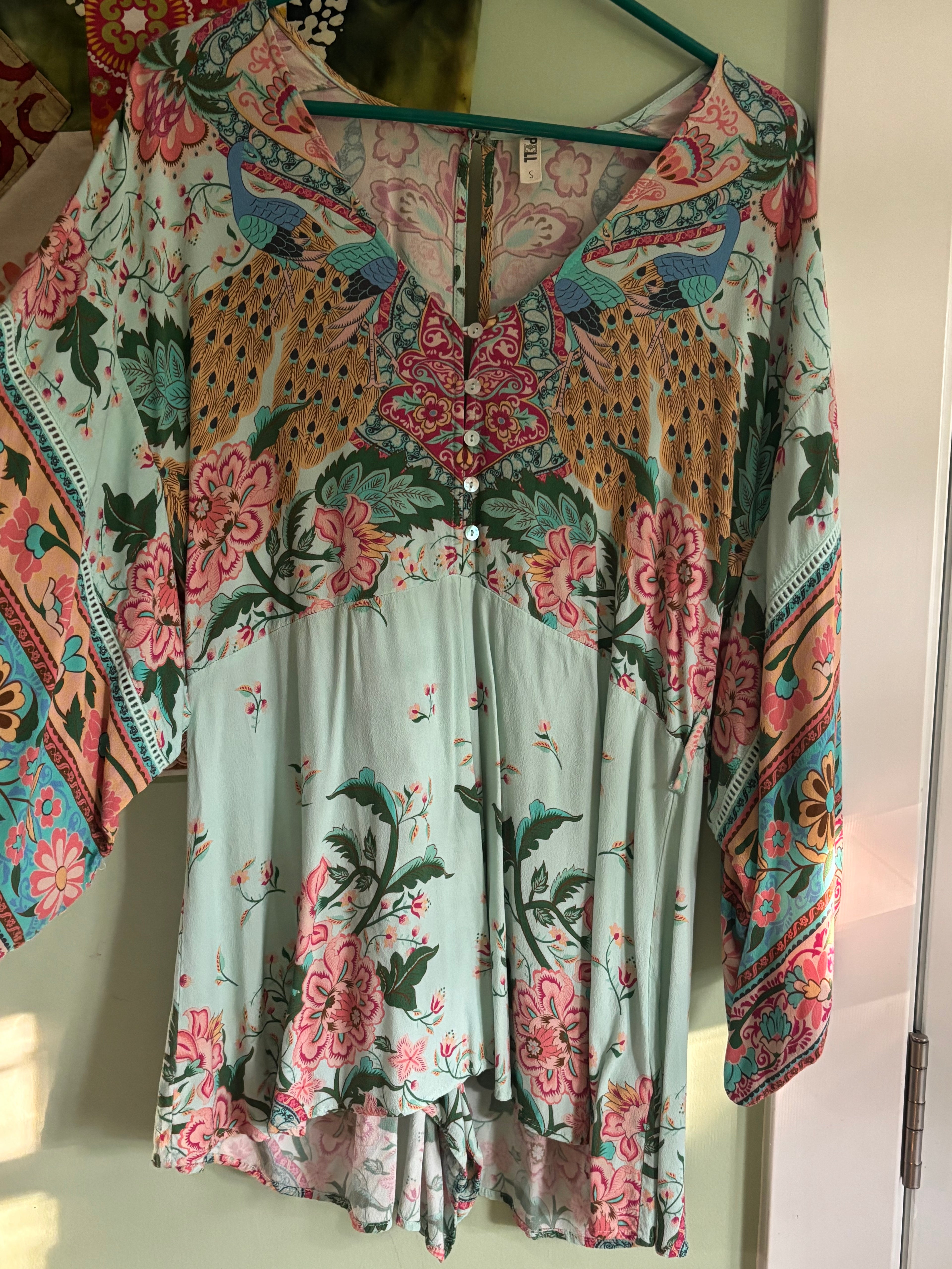 Spell & The Gypsy Collective Playsuit Romper Bohemian Print