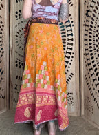 Kantha Wrap Skirt
