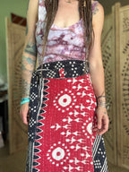 Kantha Wrap Skirt