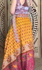 Kantha Wrap Skirt