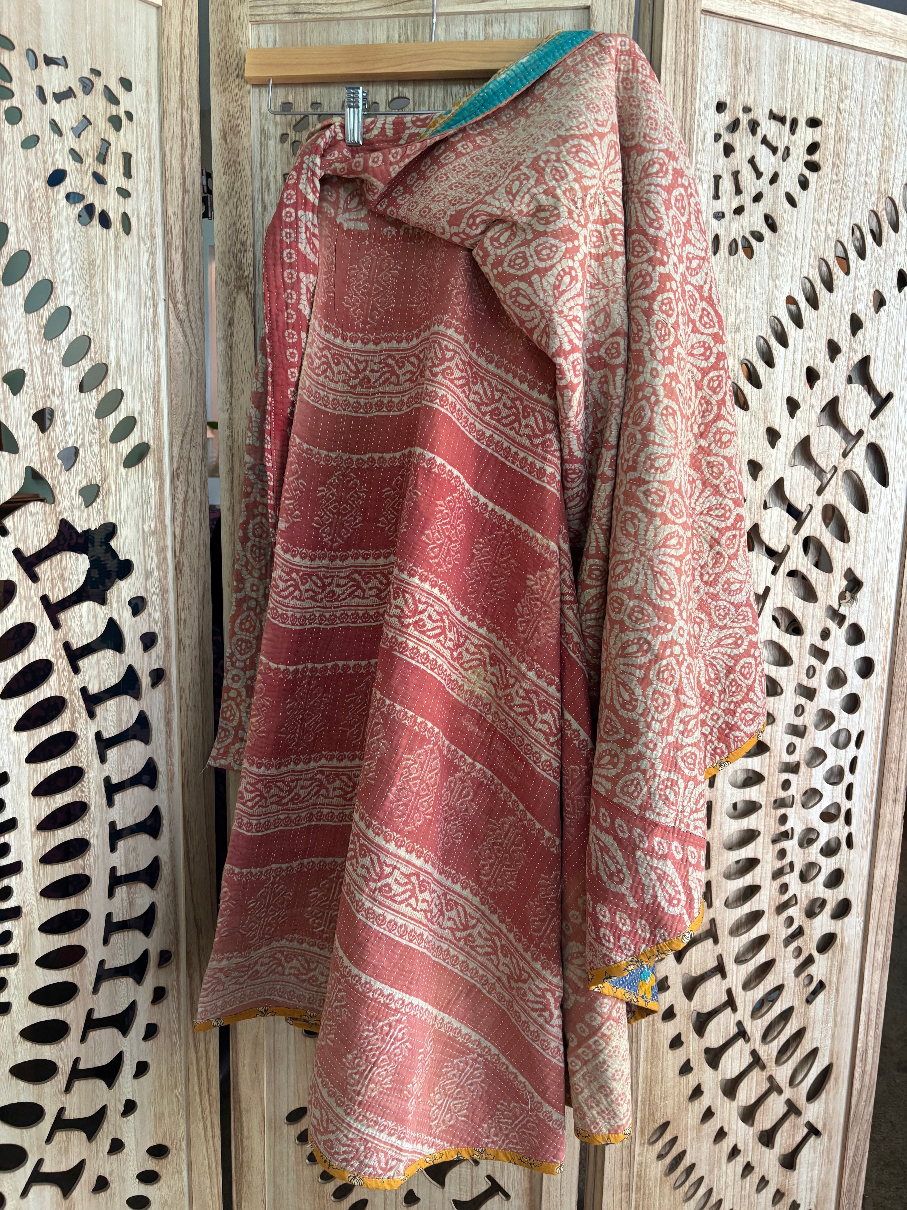 Kantha Wrap Skirt ~ Thick Fabric