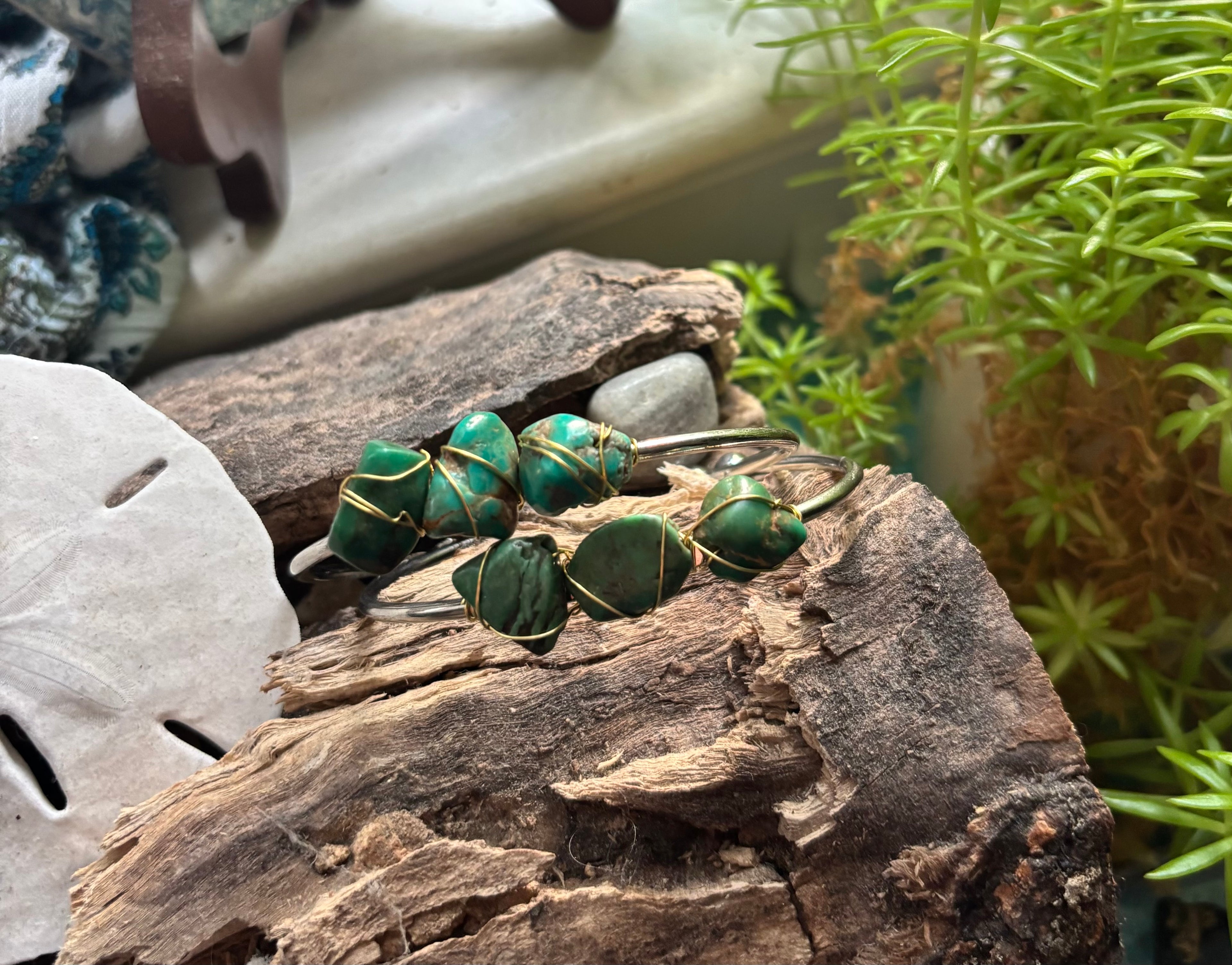 Natural Turquoise Cuff