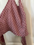 Sari Silk Double Sided Crop Top