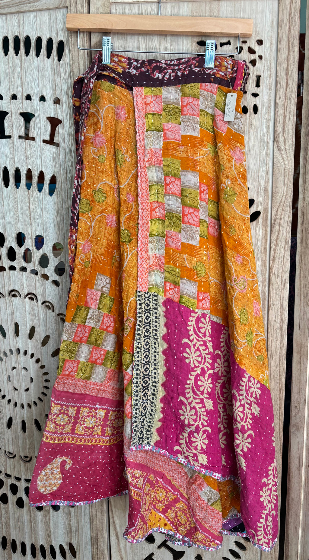 Kantha Wrap Skirt