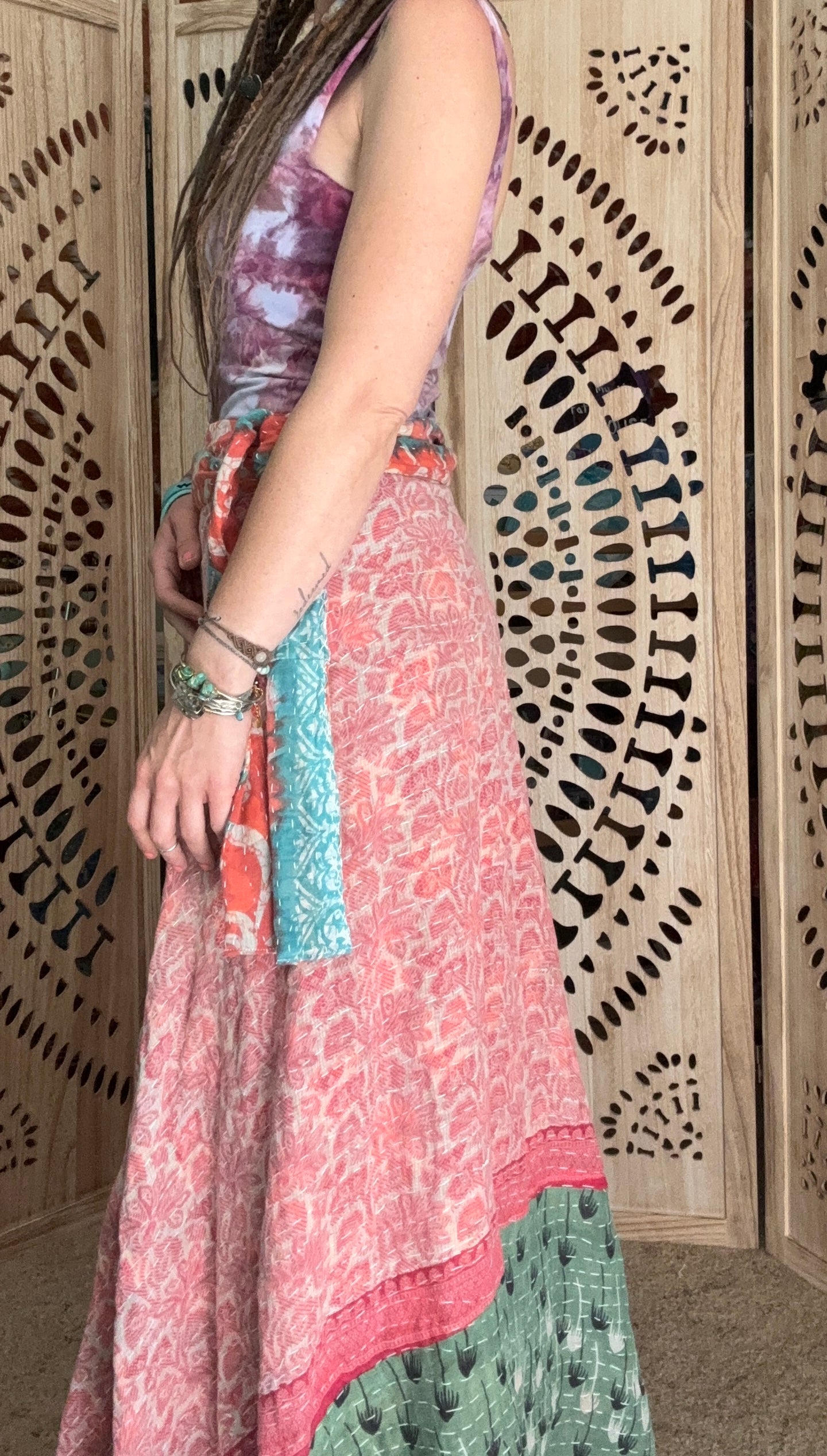 Kantha Wrap Skirt