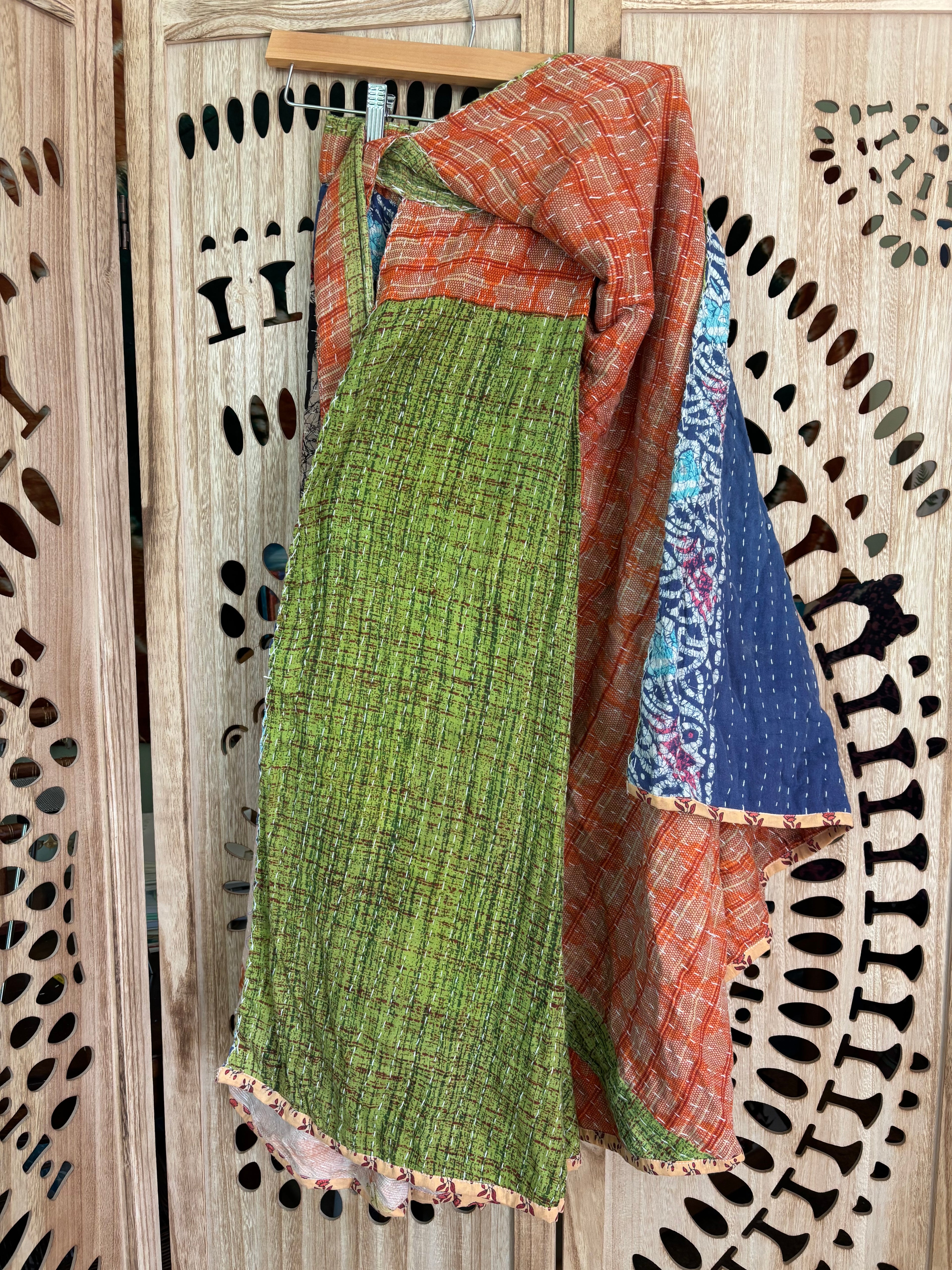 Kantha Wrap Skirt