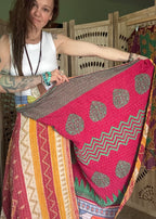 Kantha Wrap Skirt