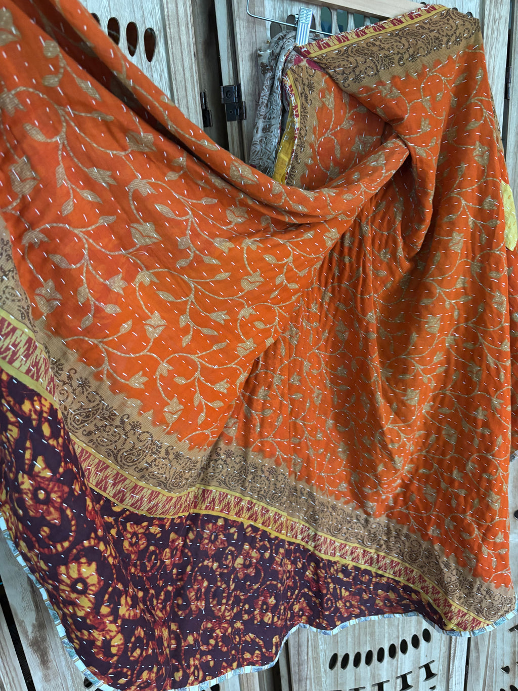 Kantha Wrap Skirt