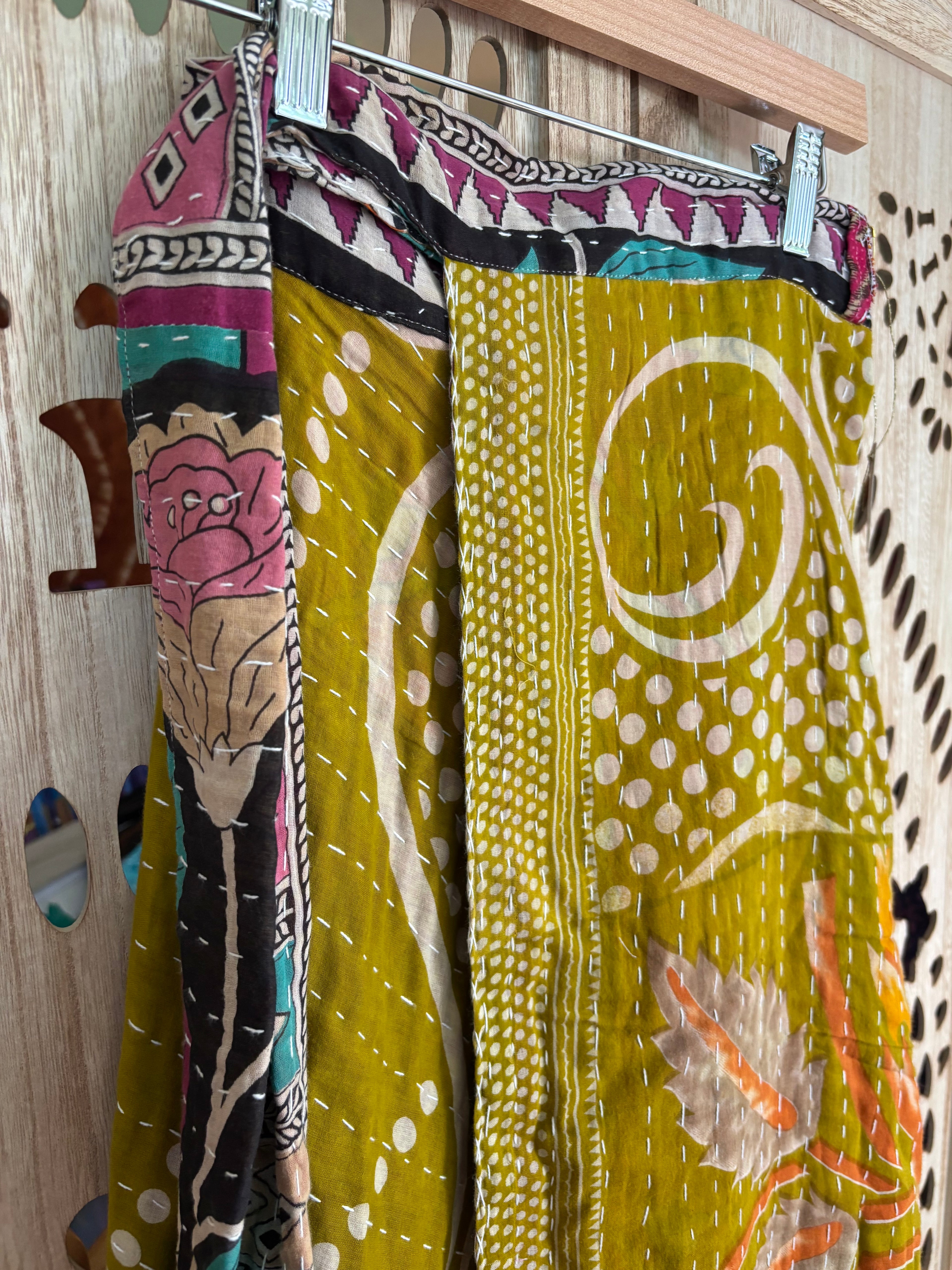 Kantha Wrap Skirt